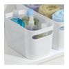 Caja De Almacenaje Para Cuarto De Baño - L 15.24  X A 15.24  X H 10  Cm