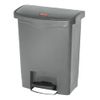 Cubo De Basura De Pedal Slim Jim 30 Litros Gris Rubbermaid