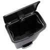 Cubo De Basura De Pedal Slim Jim 50 Litros Negro Rubbermaid