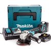 Amoladora Ø 125 Mm 2x18 V Li-ion 5 Ah Dga517rtj Makita