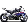 Bmw S 1000 Rr Blanco Decorado Escala 1:12 - Maisto 39191