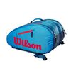 Paletero Wilson Padel Bag Azul Rojo Junior