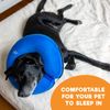 Collar Inflable Protector Y De Recuperación Para Perros Y Gatos Azul M Bencmate