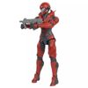 Figura Soldado Spartan Vale Color Rojo Con Arma Smg De Halo Infinity