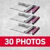 Agfa Photo Amc30 - Cartucho Y Papel Para 30 Fotos 5,3 X 8,6 Cm - Compatible Con Agfa Photo Realipix Mini S, Realipix Mini P, Kodak Mini Printer 2, Kodak Mini Shot