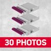 Agfa Photo - Cartucho Y Papel Para 30 Fotos Formato Cuadrado 7,6 X 7,6 Cm ( 3 X 3'') Asqc30 - Compatible Agfa Photo Realipix Square P, Agfa Photo Realipix Square S