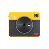 Kodak Square Cam & Print C300retro Amarillo: Cámara E Impresora Fotográfica Instantánea 2 En 1 - Captura Y Imprime Al Instante Con Estilo Retro (3" X 3") Desde Tu Dispositivo Móvil