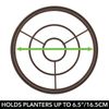 Soporte Moderno De Acero Para Plantas De 17" - Patas De Horquilla - Pack De 2 - Bronce - Mdesign