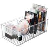 Organizador De Plástico De 4 Compartimentos Para Maquillaje O Tocador - Pack De 2, Transparente - Mdesign