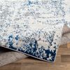 Alfombra Abstracta Moderna Gris/blanco/azul 200x275cm Sarah