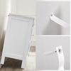 Mueble Bajo Lavabo Blanco 2 Puertas 3 Nichos - L90 Cm