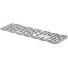 Teclado Hp 970 Inalámbrico Usb-a Hogar De Plata