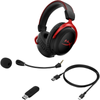 Hp Hyperx Cloud Ii Wireless Auriculares Inalámbrico Diadema Juego Negro, Rojo