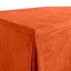 Ropa De Camilla, Tela Antimanchas Color  10 Naranja. 140 X 80x 72 Alto