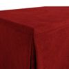 Ropa De Camilla, Tela Antimanchas Color  11 Rojo. 140 X 80 X 72 Alto