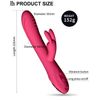 Consolador Vibrador Con Estimulador De Clítoris De Conejito 22.5 Cm Con 7 Modos De Vibración (gj-010). Nuevo, Envío 24h!!