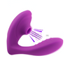 Succionador De Clítoris Y Consolador Vibrador 2 En 1 De 13.5 Cm (gj-008). Nuevo, Envío 24h!!