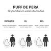 Puff Pera Aquaclean Carabú Marron Happers Xxl