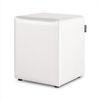 Puff Cubo Polipiel Blanco 1 Unidad