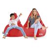 Puff Pera Polipiel Outdoor Rojo Happers Xl