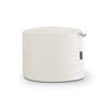 Puff Taburete Polipiel Exterior Blanco Happers