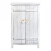 Comoda Mueble 2 Puerta Madera Blanco Shabby 70x51x30 Rebecca Mobili