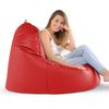 Puff Lounge Polipiel Outdoor Rojo Happers