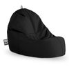 Puff Lounge Polipiel Outdoor Negro Happers