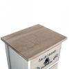 Meuble Auxiliares 3 Cajon 1 Puerta Madera Clara Vintage 94x32x27 Rebecca Mobili