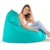 Puff Lounge Polipiel Indoor Turquesa Happers