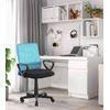 Silla Escritorio Maya Giratoria Con Respaldo Transpirable De Malla En Color Turquesa