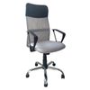 Silla De Escritorio Jasper Respaldo Alto Transpirable Asiento Giratorio Elevable En Color Gris