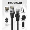 Cable Ethernet 15 Metros Cat6 Lan 10gbps Rj45 Negro Ultra Clarity Cable