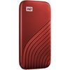 Disco Duro Ssd Externo My Passport -2tb - Usb-c - Rojo Western Digital