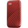 Disco Duro Ssd Externo My Passport -2tb - Usb-c - Rojo Western Digital