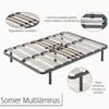 Somier Multiláminas Con Reguladores Lumbares - 80x190 Cm