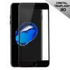 Protector De Pantalla Cristal Templado Iphone 7, 8 ( 9h 2.5d Pro+ ) Con Caja Y Toallitas - Completo Curvo 3d Negro