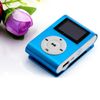 Mini Reproductor De Musica Mp3 ( Pantalla Lcd ) Con Clip Azul