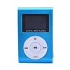 Mini Reproductor De Musica Mp3 ( Pantalla Lcd ) Con Clip Azul