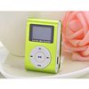 Mini Reproductor De Musica Mp3 ( Pantalla Lcd ) Con Clip Verde