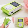 Mini Reproductor De Musica Mp3 ( Pantalla Lcd ) Con Clip Verde