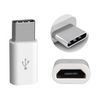 Adaptador Micro Usb Hembra A Micro Usb Tipo C 3.1 Macho Blanco