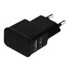 Cargador Doble Usb 5v De 2 Amperios 2 Conectores Negro Universal