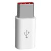 Adaptador De Micro Usb A Tipo C 3.1 Cargador Y Datos Blanco Universal