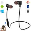 Auriculares Bluetooth Manos Libres Magneticos Bt Para Windows Android Ios Negros