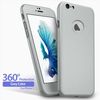 Funda 360 Carcasa + Protector Cristal Templado Para Iphone 7 4.7" Plata