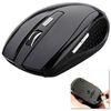 Ratón Mouse Inalambrico Mini Wireless Negro Usb Pc Trabajo Sin Cables 1600 Dpi