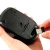 Ratón Mouse Inalambrico Mini Wireless Negro Usb Pc Trabajo Sin Cables 1600 Dpi