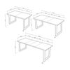 Mesa Comedor Extensible Jack, Estilo Industrial, De 140 Hasta 220 Cm Ancho Patas Metalicas En Blanco Roble Nordish