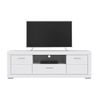 Mueble Tv Snow De 196 Cm. Mueble Para Televisión Color Blanco Mate. Fabricación Europea.